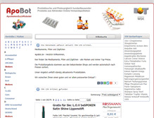 Tablet Screenshot of apobot.de